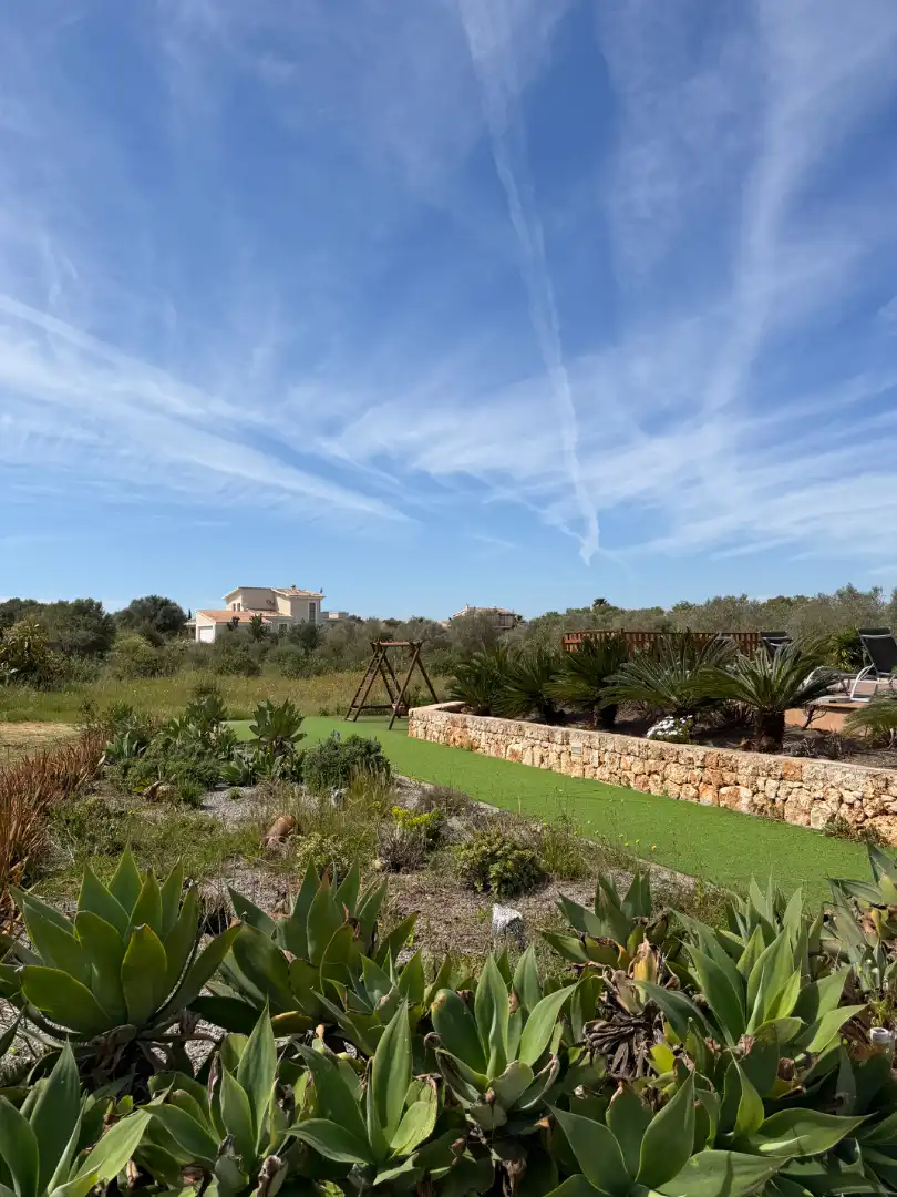 Jardín de Finca rústica de alquiler en Manacor con Aire acondicionado, Calefacción y Jardín privado