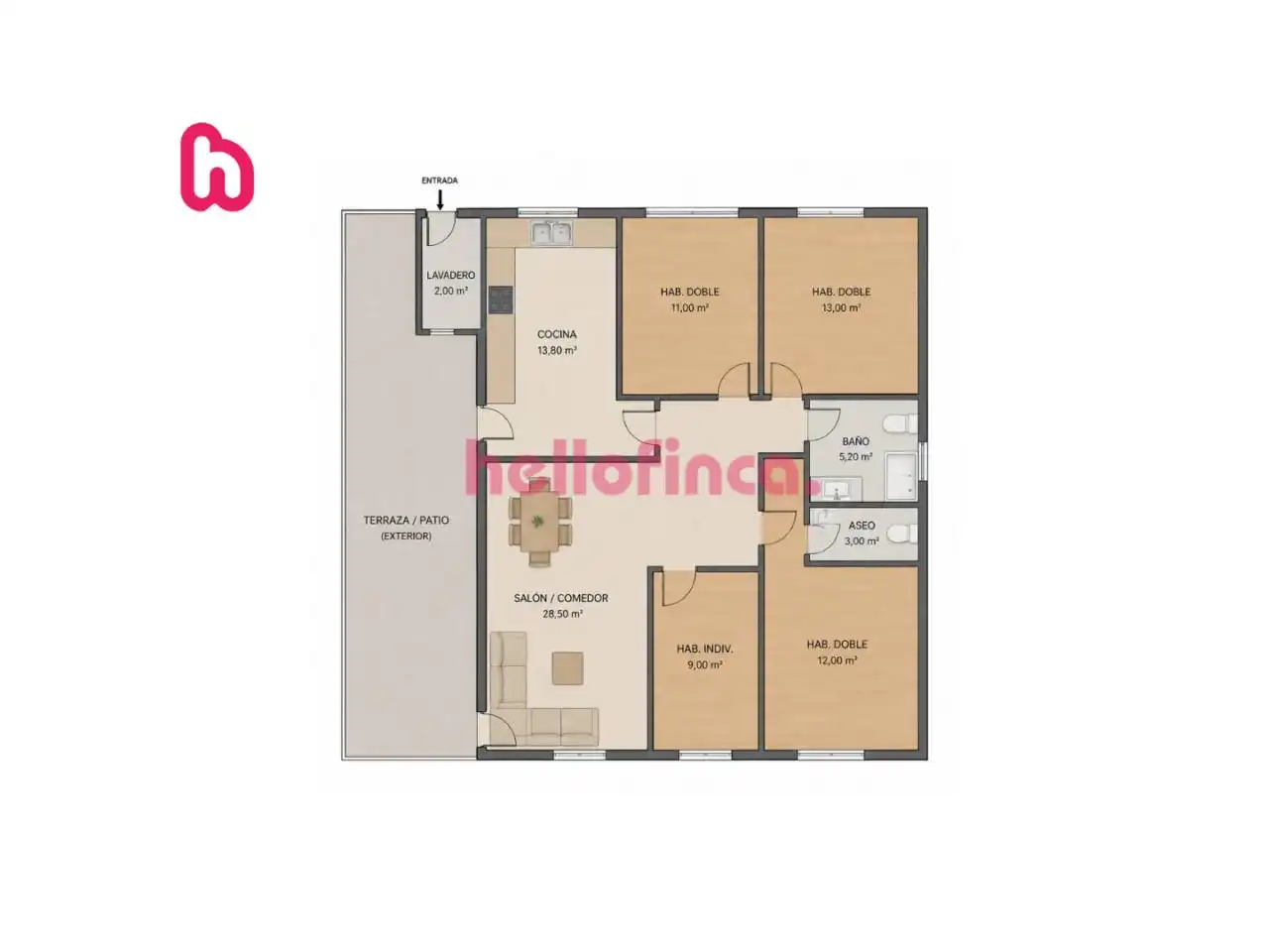 Piso en venta en Vilafranca del Penedès con Calefacción, Parquet y Terraza
