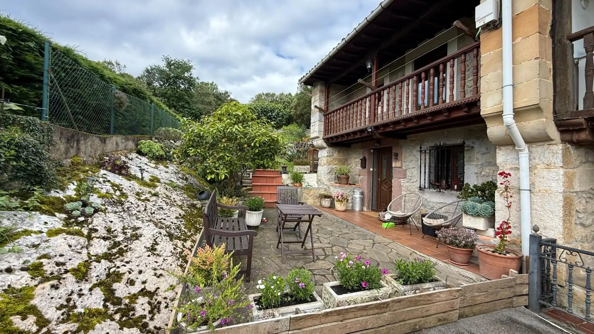 Terrassa de Finca rústica en venda en Herrerías
