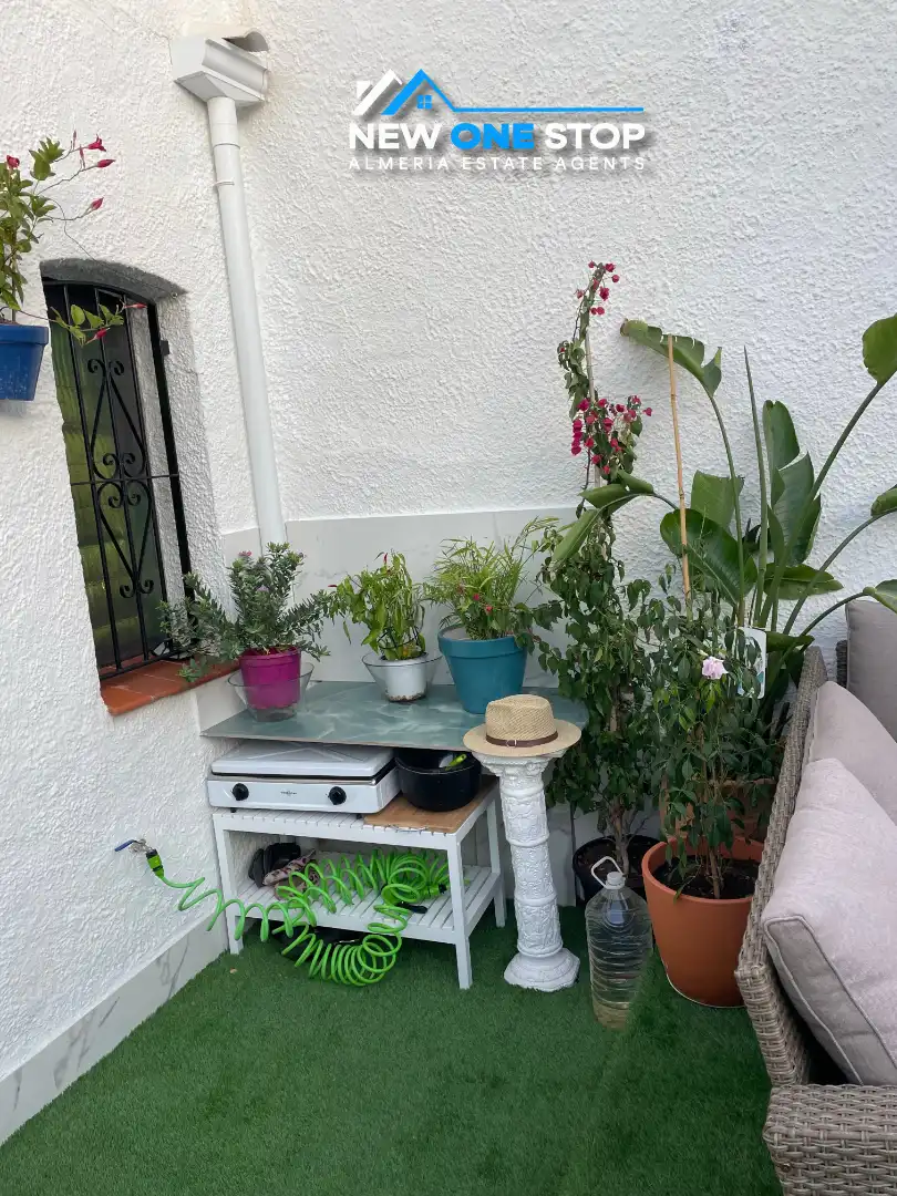 Terrassa de Apartament en venda en Mojácar amb Aire condicionat, Calefacció i Jardí privat