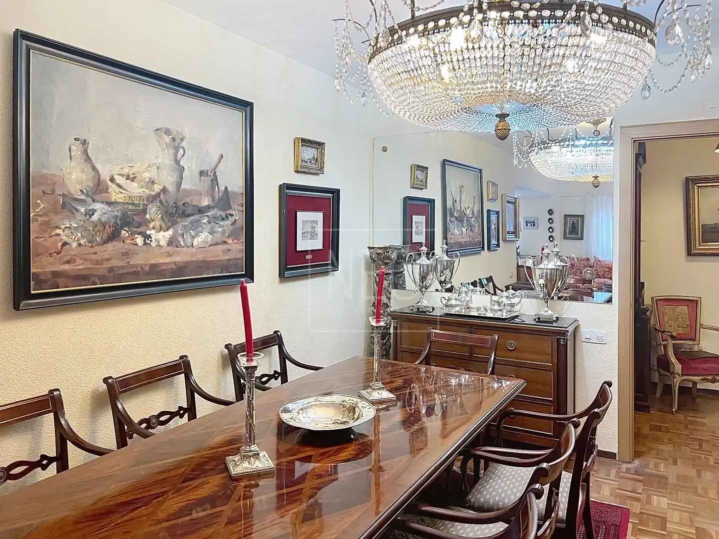 Comedor de Piso en venta en Madrid con Calefacción, Parquet y Terraza