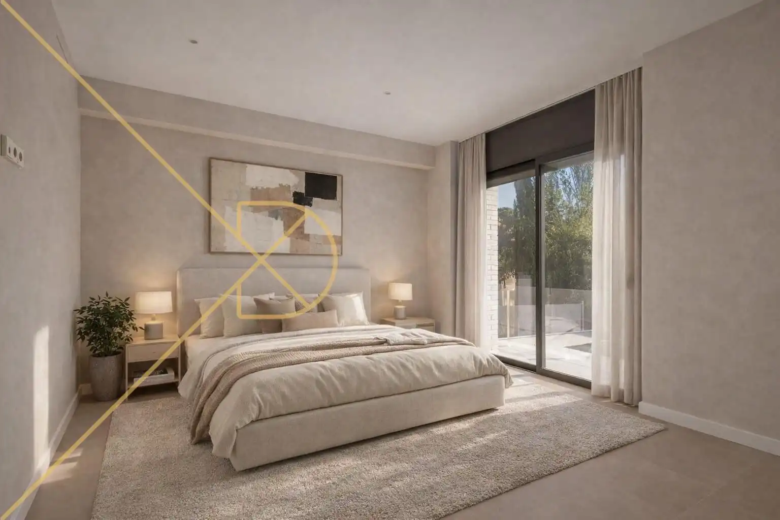 Bedroom of Houses for sale in Barcelona  with Parquet flooring