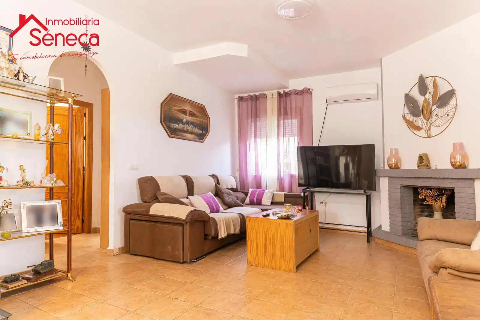 Wohnzimmer von Haus oder Chalet zum Verkauf in Almodóvar del Río mit Klimaanlage, Heizung und Terrasse