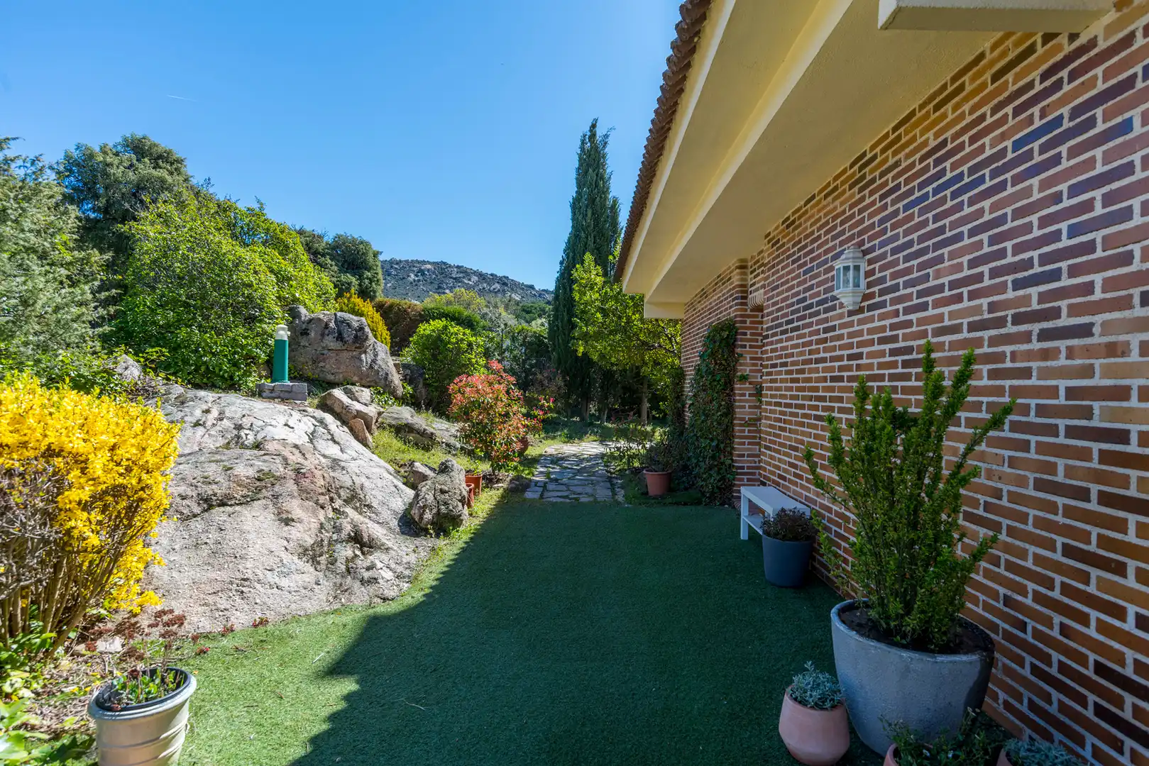Garden of Houses for sale in Collado Villalba  with Air Conditioner, Heating and Private garden
