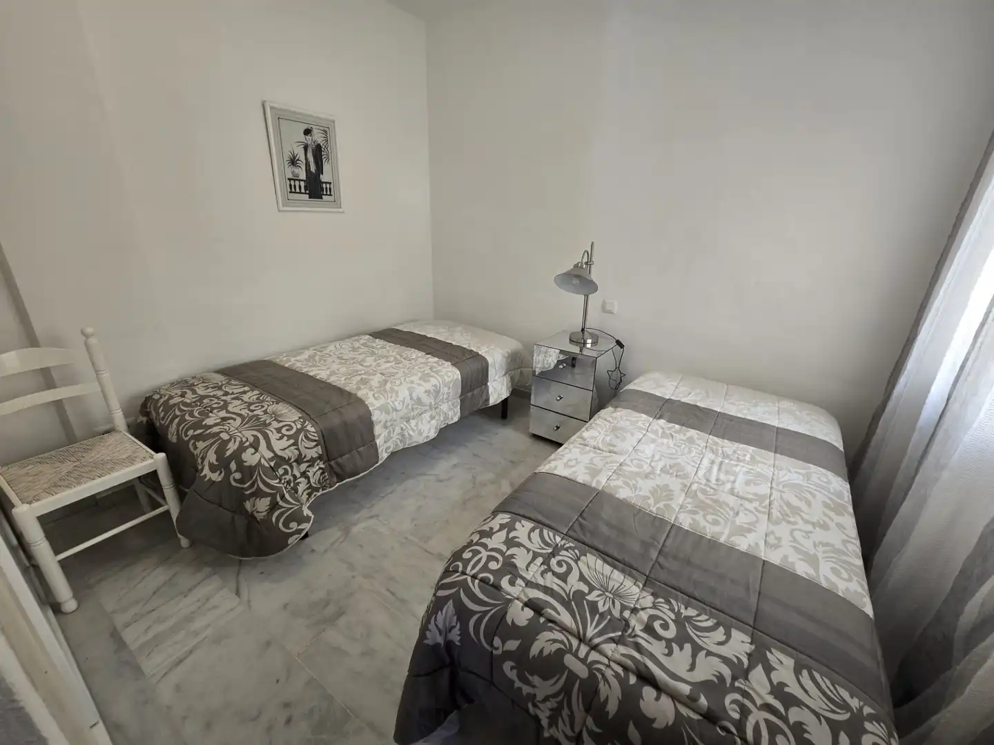 Schlafzimmer von Dachboden zur Miete in Marbella mit Möbliert