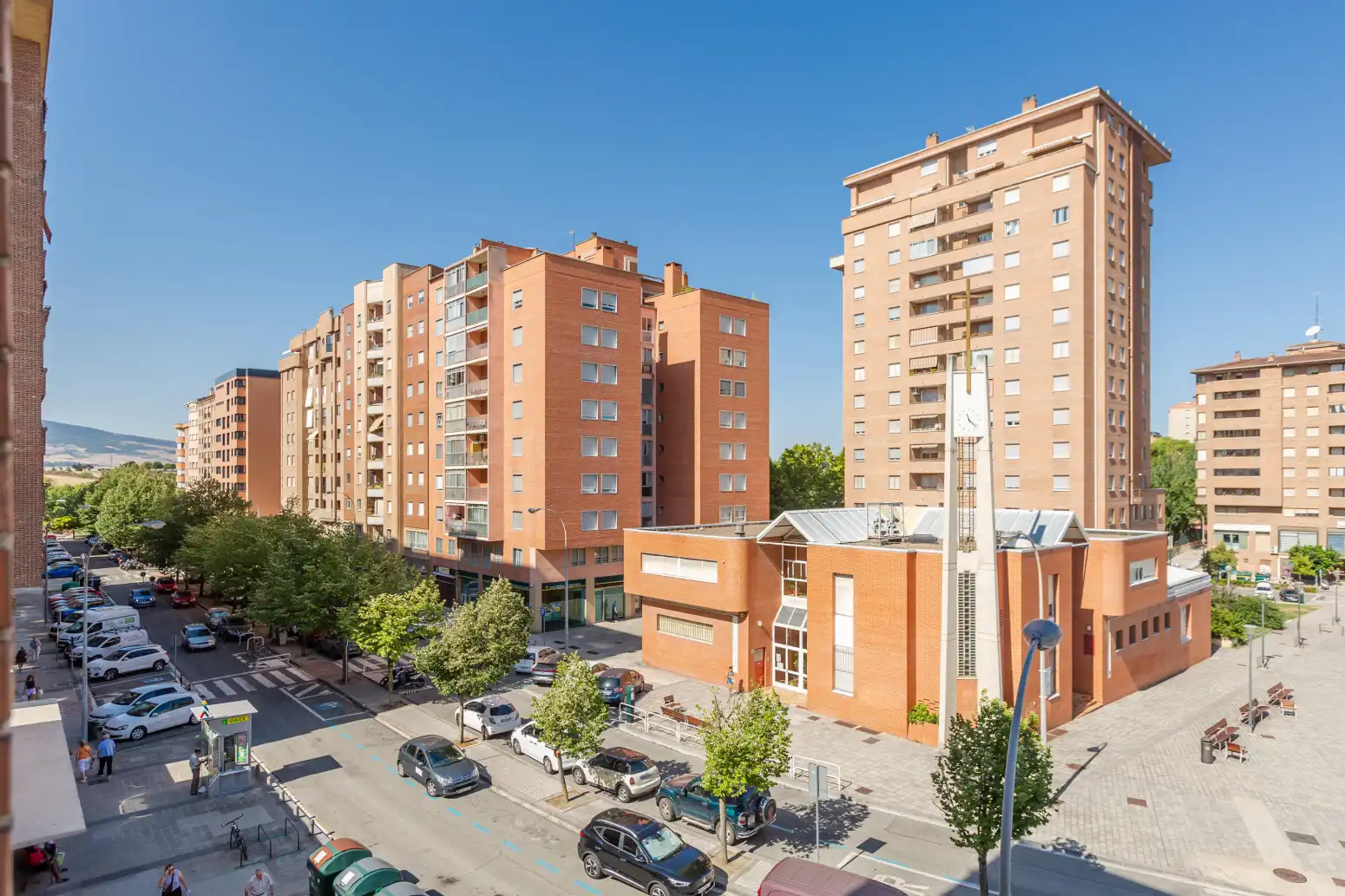 Vista exterior de Pis en venda en  Pamplona / Iruña amb Calefacció, Terrassa i Traster