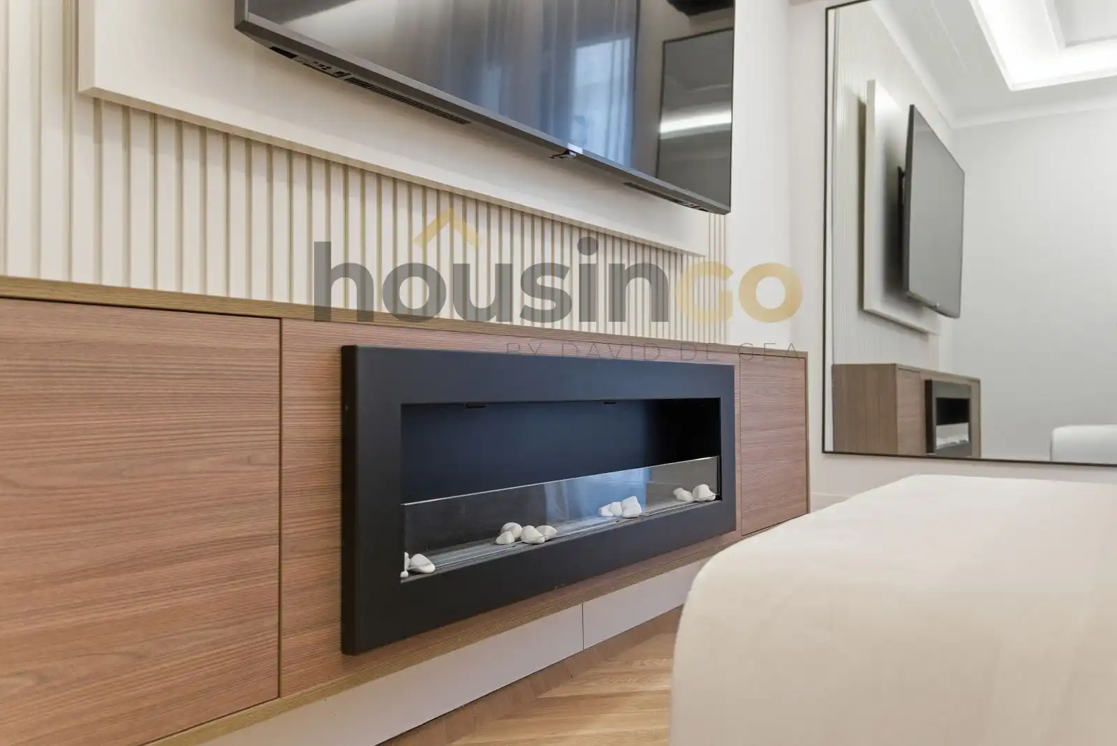 Sala d'estar de Pis en venda en Madrid amb Aire condicionat, Calefacció i Terrassa