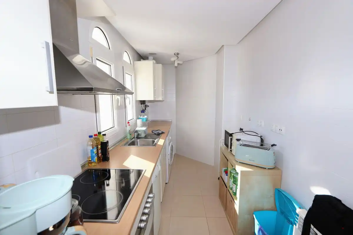 Cocina de Apartamento en venta en Torre-Pacheco con Aire acondicionado, Terraza y Piscina comunitaria