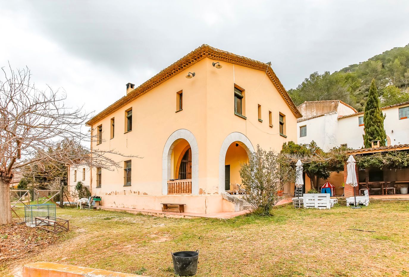 Exterior view of Country house for sale in Sant Pere de Ribes  with Heating and Terrace