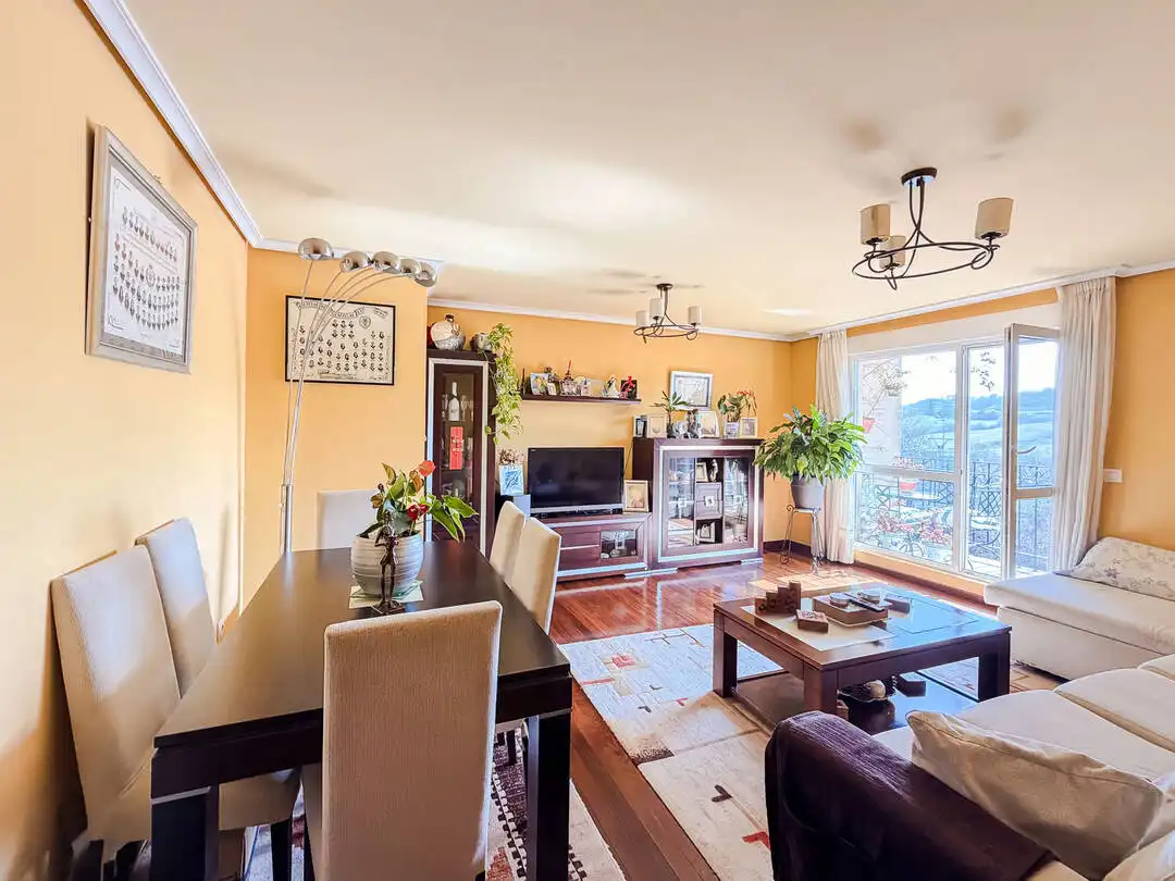 Sala de estar de Piso en venta en Santa Cruz de Bezana con Calefacción, Terraza y Trastero