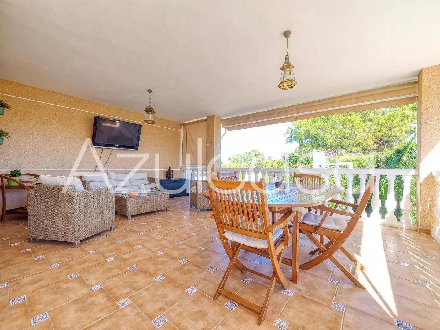 Garden of Houses for sale in Mutxamel  with Air Conditioner, Heating and Terrace