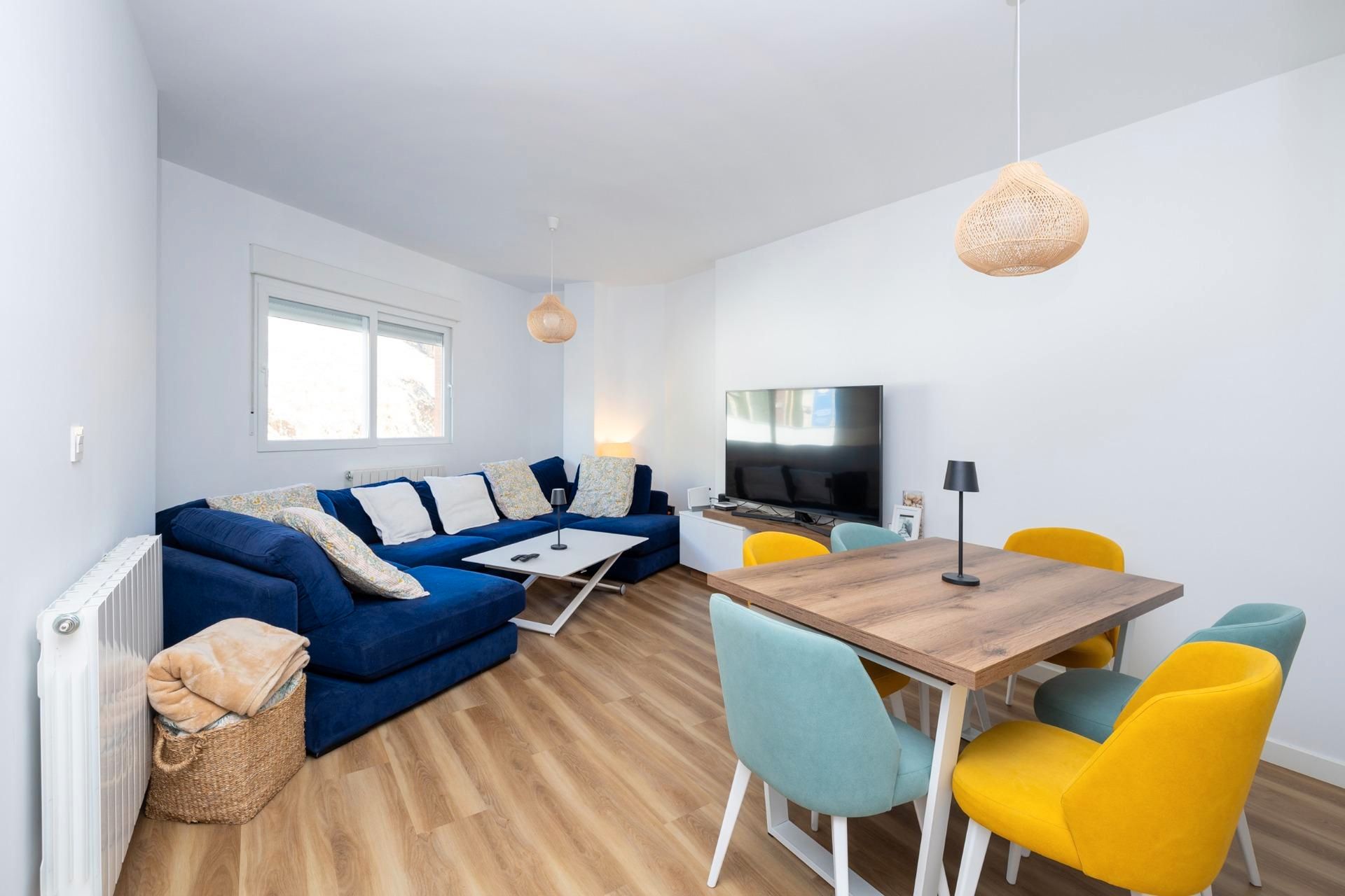 Sala de estar de Piso en venta en  Granada Capital con Aire acondicionado, Calefacción y Parquet