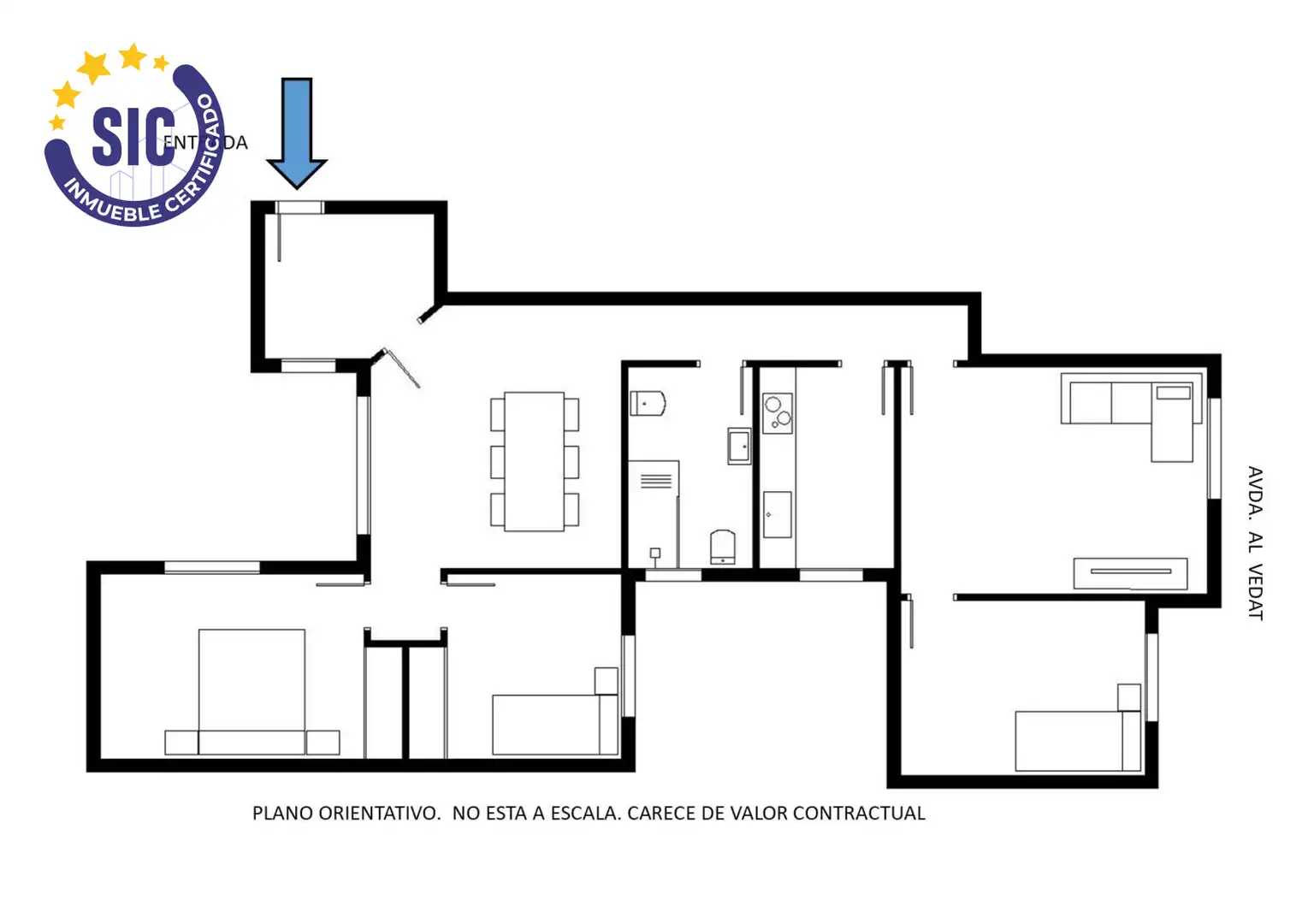 Piso con ascensor en venta en Torrent - Avenida AL VEDAT, imagen 2