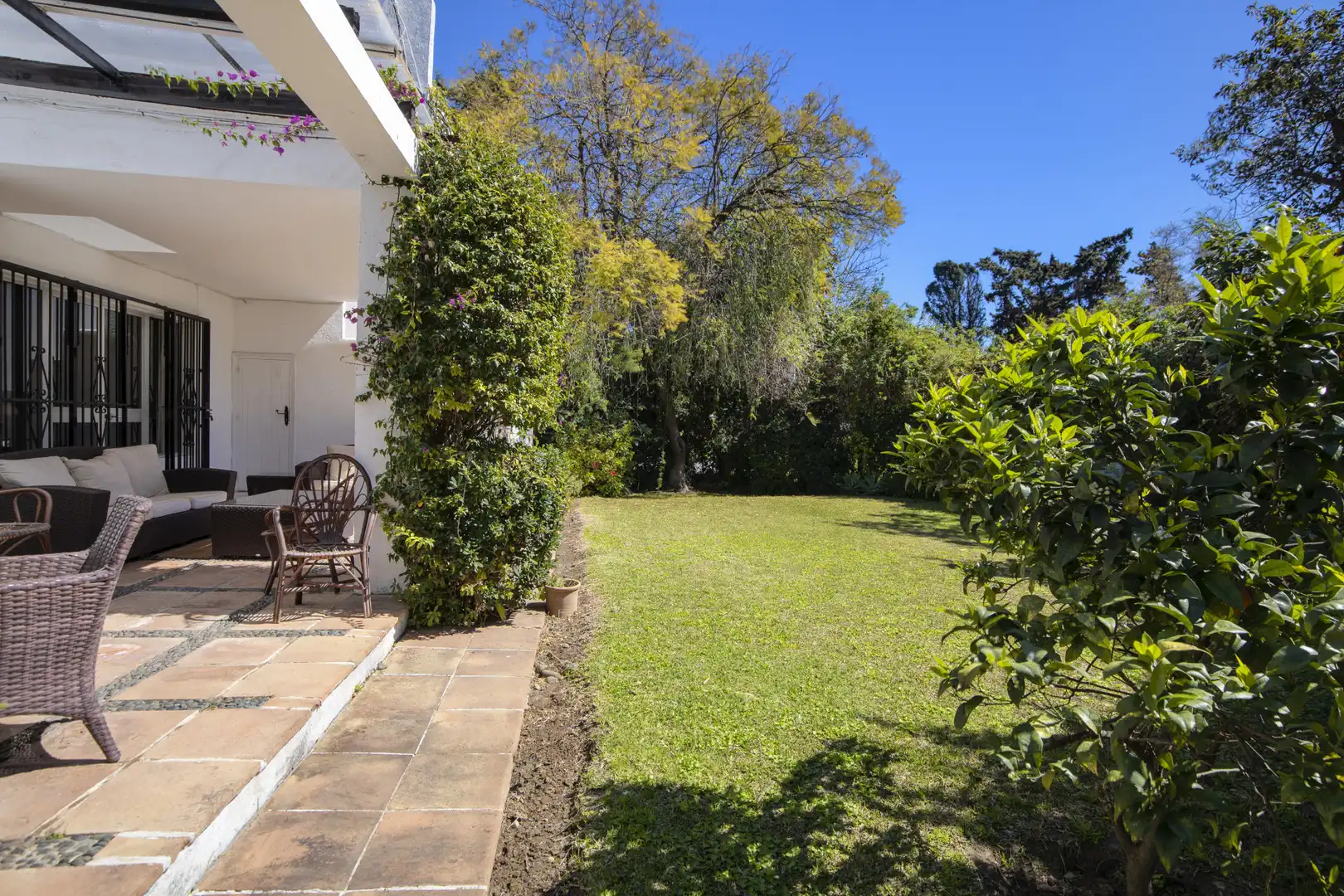 Garden of Houses for sale in Marbella  with Private garden, Terrace and Storage room