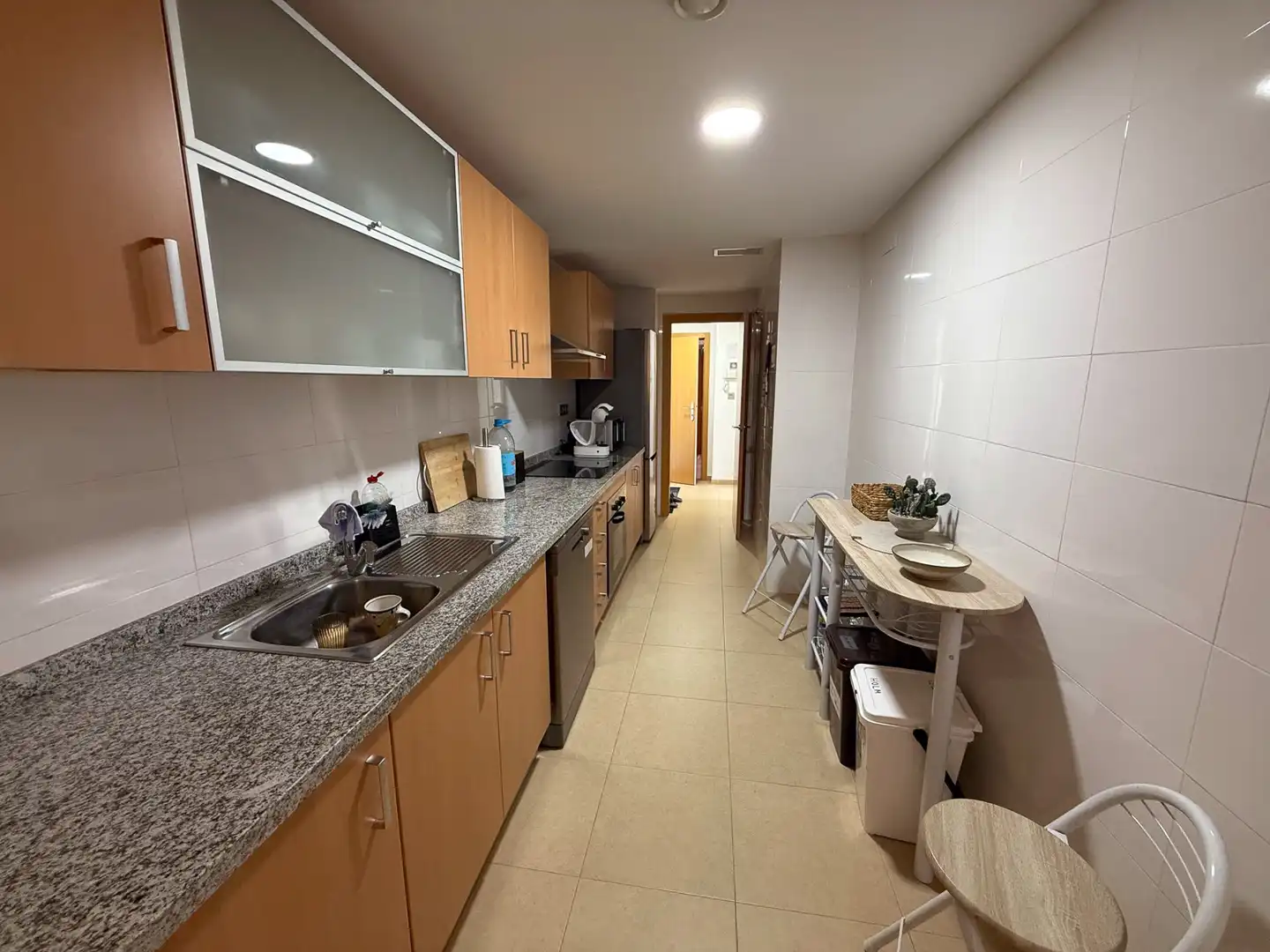 Küche von Wohnung zum Verkauf in Dolores mit Klimaanlage, Heizung und Privatgarten