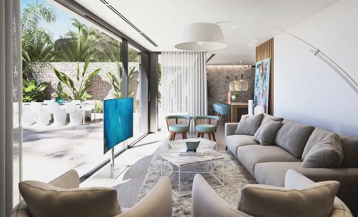 Sala de estar de Casa o chalet en venta en Cartagena con Aire acondicionado, Jardín privado y Terraza