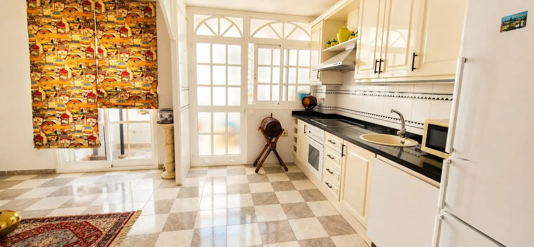 Cocina de Piso de alquiler en Málaga con Terraza y Amueblado