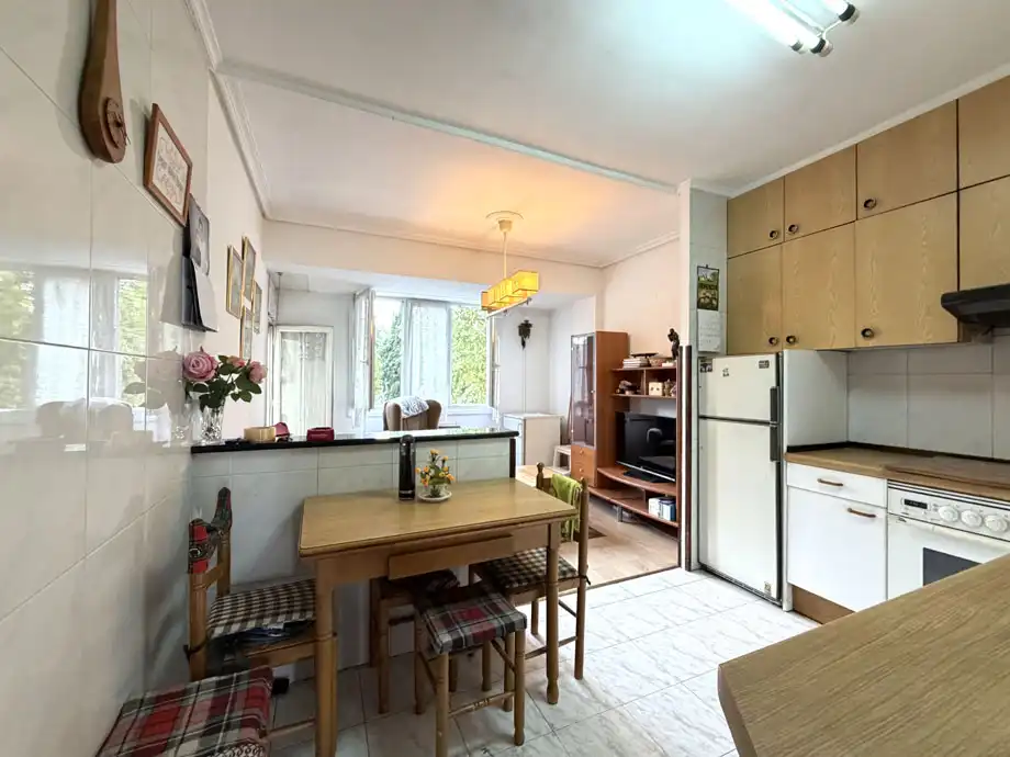 Küche von Wohnung zum Verkauf in Vitoria - Gasteiz mit Heizung, Parkett und Terrasse