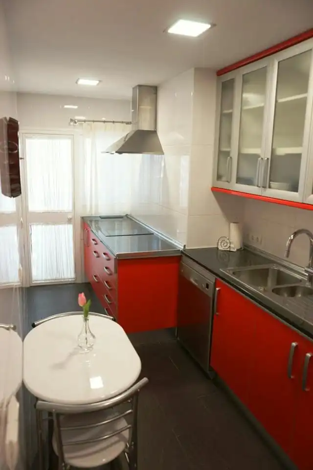 Cocina de Piso de alquiler en Sanlúcar de Barrameda con Aire acondicionado y Amueblado
