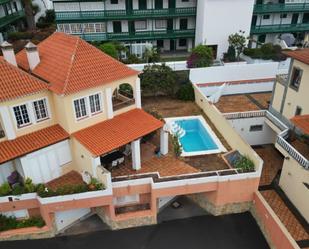 Exterior view of Single-family semi-detached for sale in Puerto de la Cruz  with Private garden, Storage room and Swimming Pool