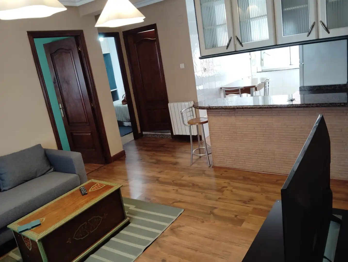 Living room of Flat for rent in Oviedo   with Heating, Furnished and Oven