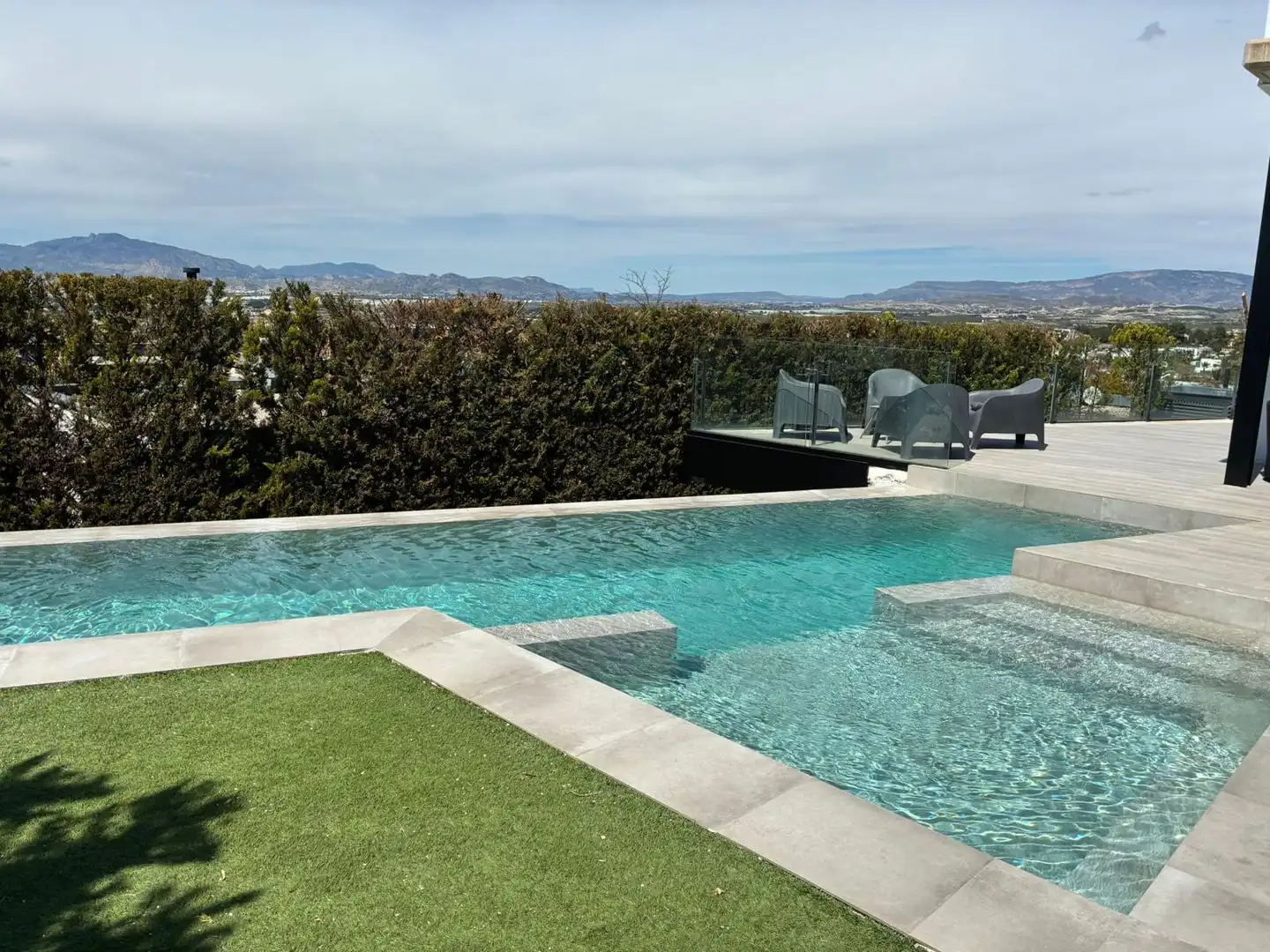 Piscina de Casa o xalet en venda en Molina de Segura amb Aire condicionat, Jardí privat i Terrassa