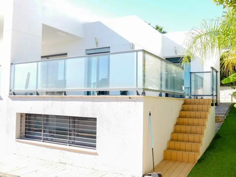 Terrassa de Casa o xalet de lloguer en Polop amb Aire condicionat, Jardí privat i Terrassa