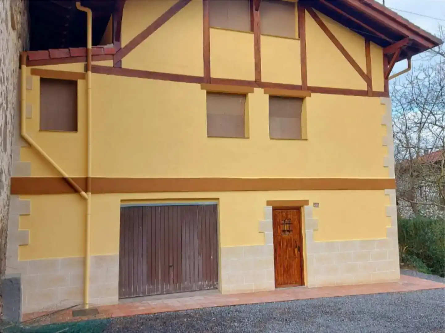 Vista exterior de Casa o chalet en venta en Zeanuri con Balcón