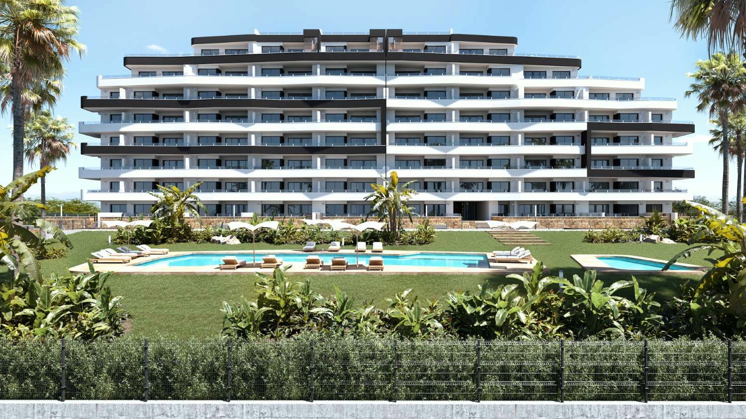 Exterior view of Apartment for sale in San Miguel de Salinas  with Air Conditioner, Terrace and Swimming Pool
