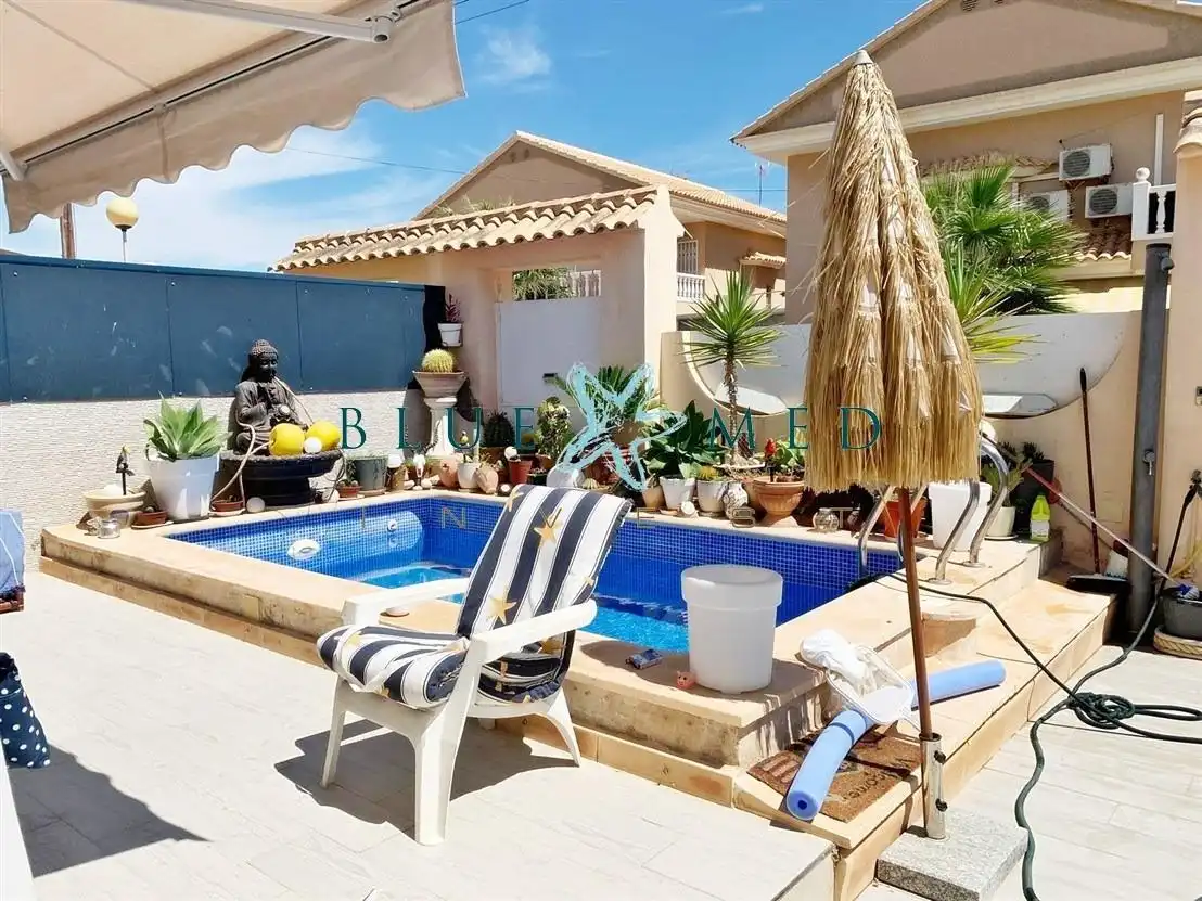 Swimming pool of Duplexes for sale in Mazarrón  with Air Conditioner, Heating and Private garden