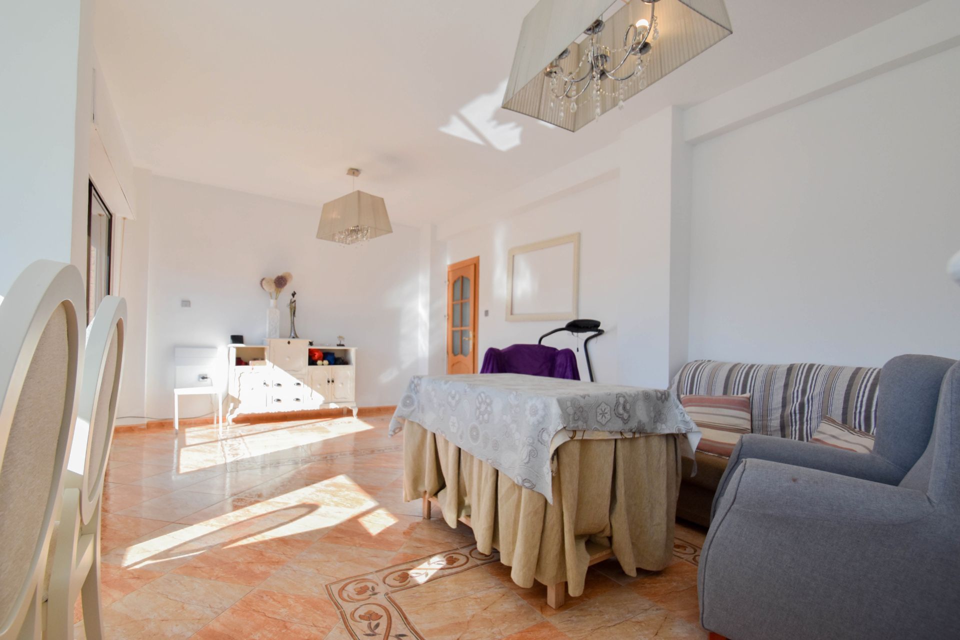 Living room of Flat for sale in Valderrubio  with Storage room and Balcony