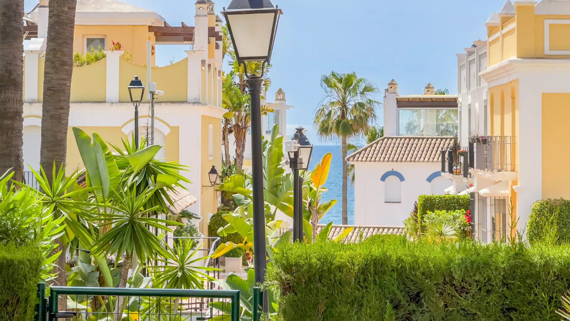 Exterior view of Detached homes for sale in Marbella  with Air Conditioner, Heating and Private garden