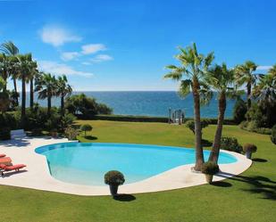 Garden of House or chalet to rent in Estepona  with Air Conditioner, Private garden and Swimming Pool