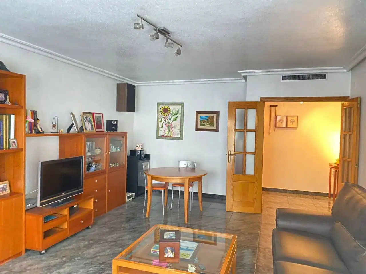 Sala de estar de Piso en venta en Molina de Segura con Aire acondicionado y Balcón