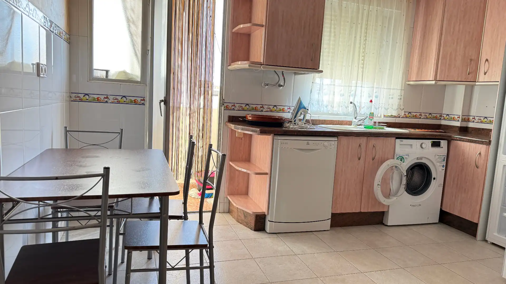 Cocina de Piso de alquiler en Albacete con Aire acondicionado, Calefacción y Terraza