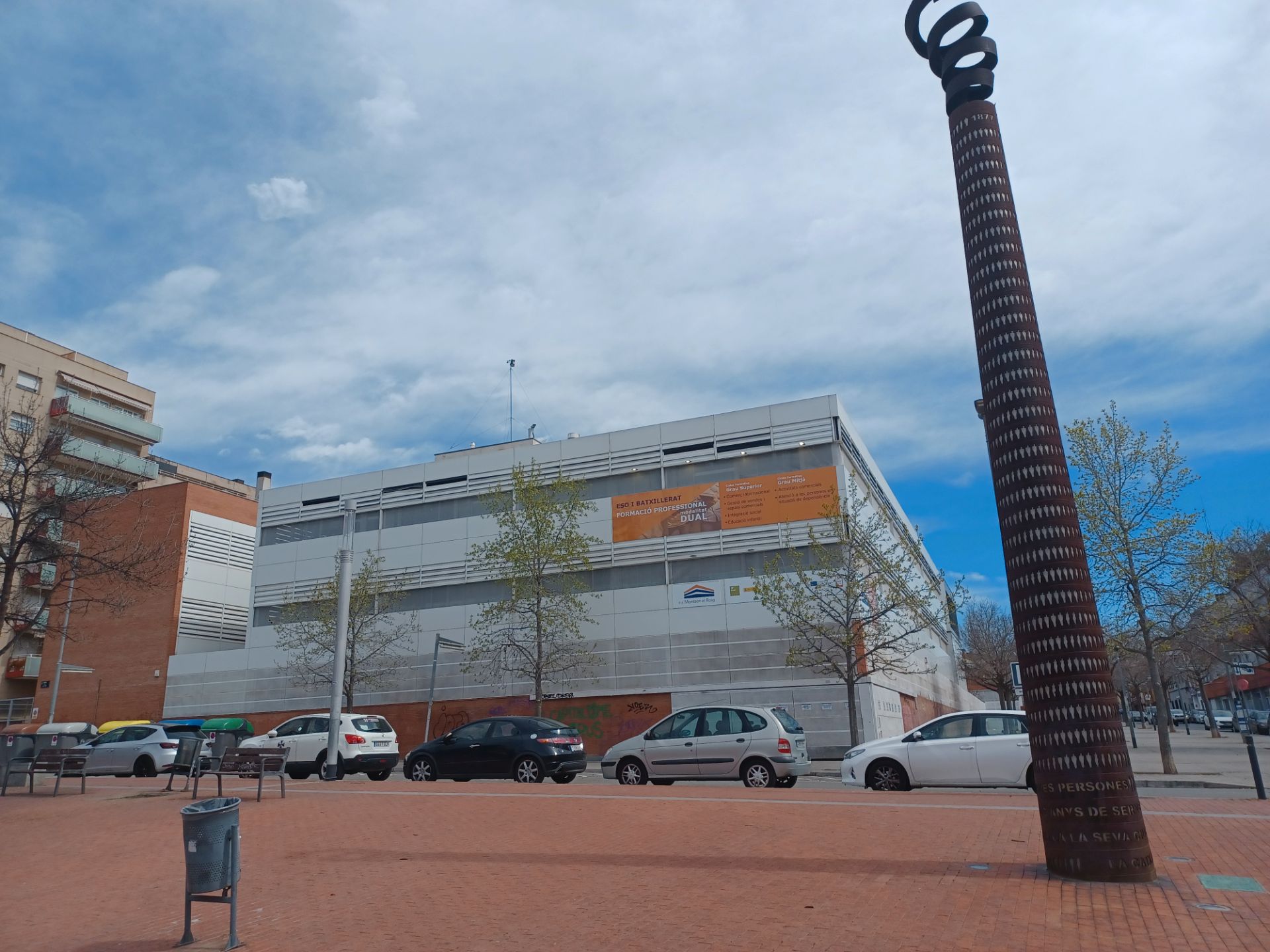 Exterior view of House or chalet for sale in Terrassa  with Air Conditioner, Heating and Parquet flooring