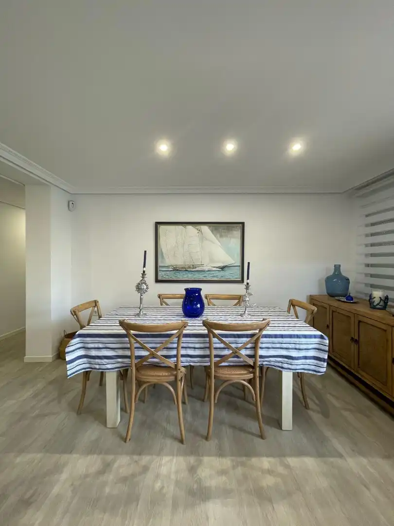 Dining room of Apartments for sale in Benicasim / Benicàssim  with Air Conditioner, Heating and Private garden