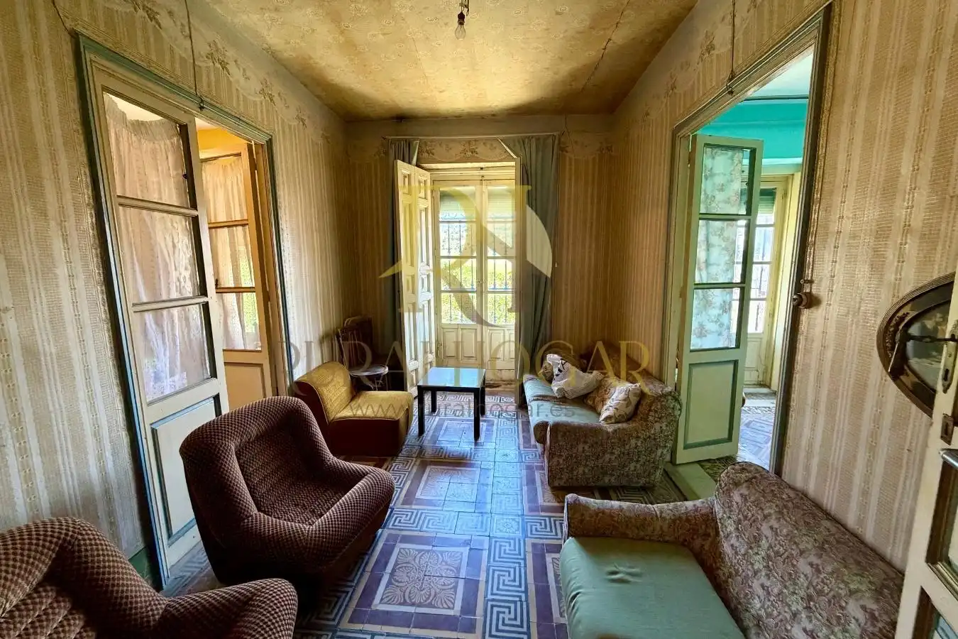 Sala de estar de Casa o chalet en venta en Maranchón con Jardín privado, Trastero y Amueblado