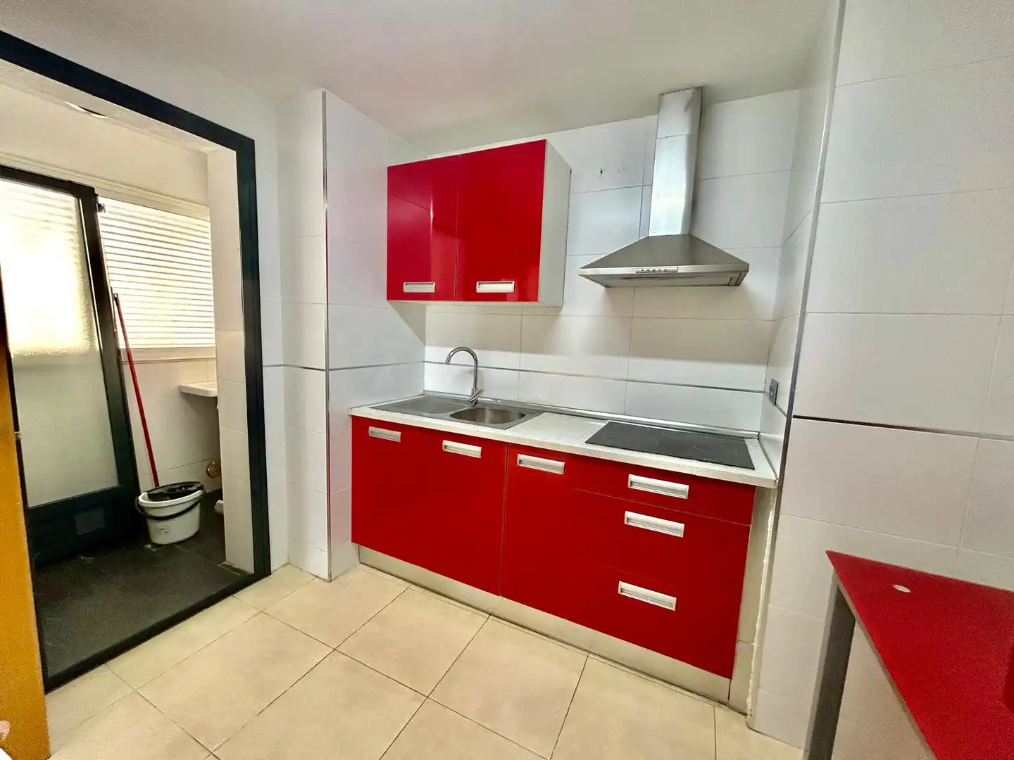 Kitchen of Flat for sale in Roquetas de Mar  with Air Conditioner, Heating and Terrace