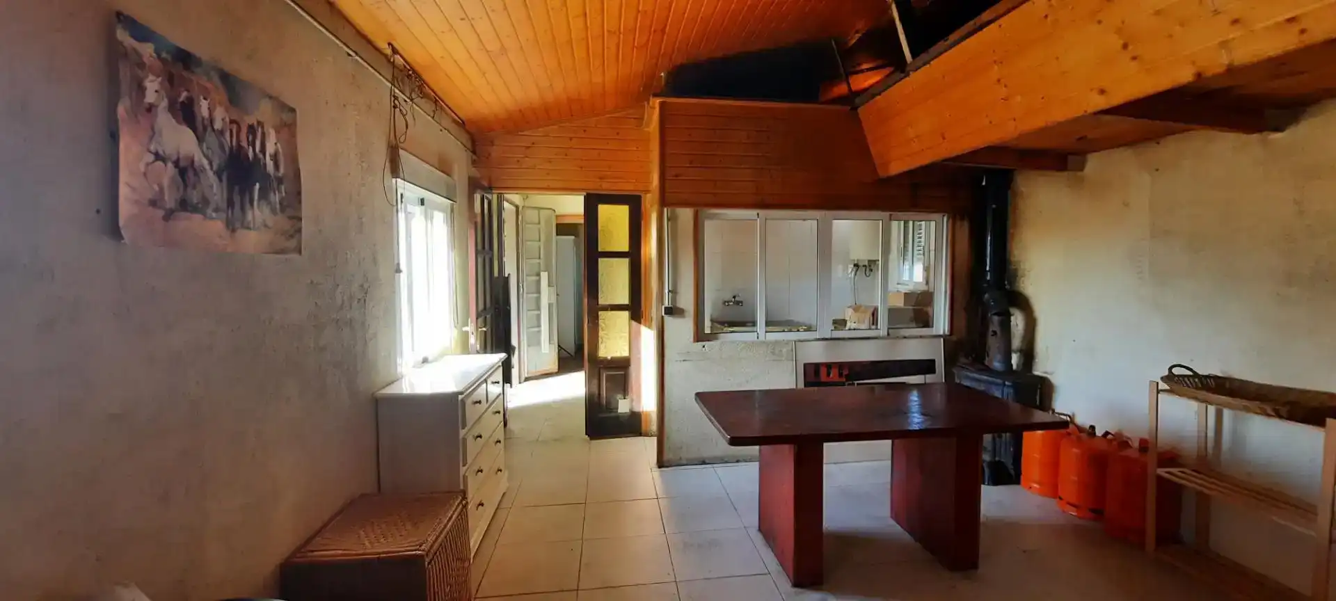 Cocina de Casa o chalet en venta en San Pedro Bercianos con Jardín privado, Amueblado y Lavadora