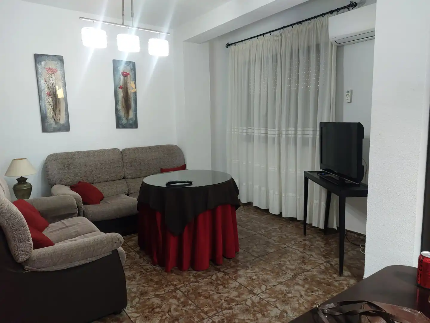 Sala de estar de Piso de alquiler en Granada con Terraza, Amueblado y Horno