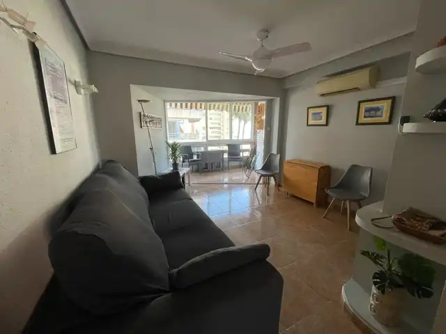 Living room of Flat for rent in Alicante / Alacant  with Air Conditioner, Heating and Terrace