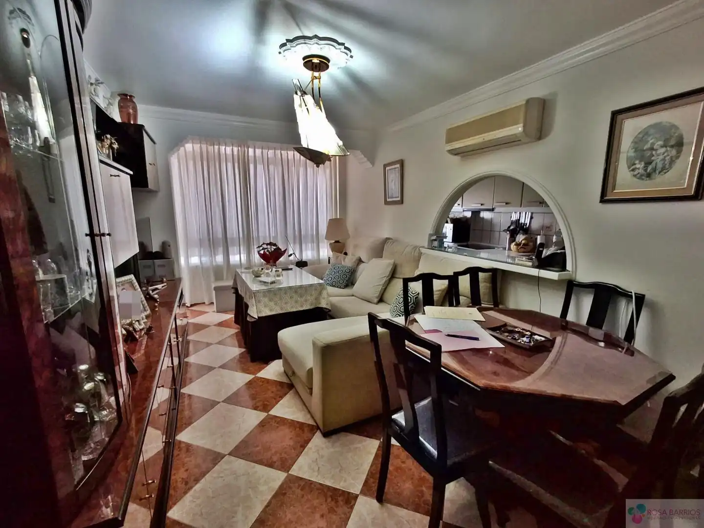 Wohnzimmer von Wohnung zum Verkauf in Marbella mit Klimaanlage, Terrasse und Möbliert