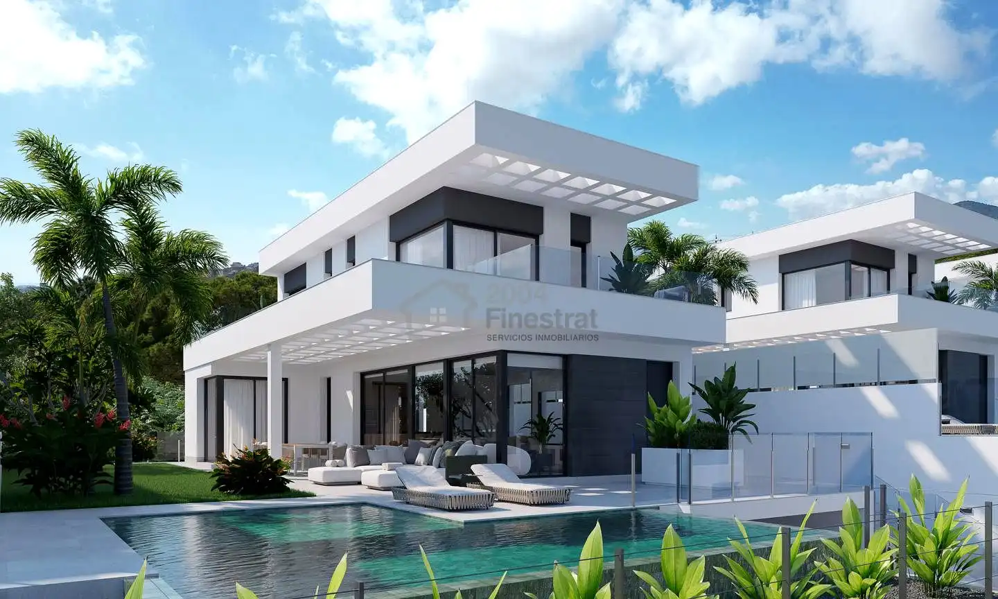 Exterior view of Houses for sale in Golf Bahía