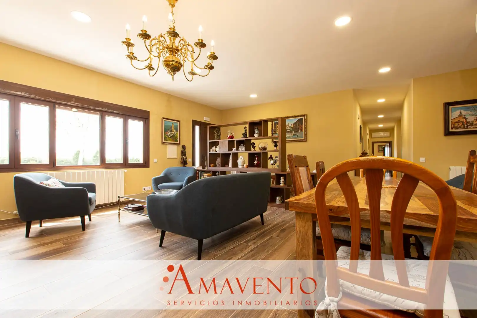 Living room of Country homes for sale in Talamanca de Jarama  with Air Conditioner, Heating and Private garden