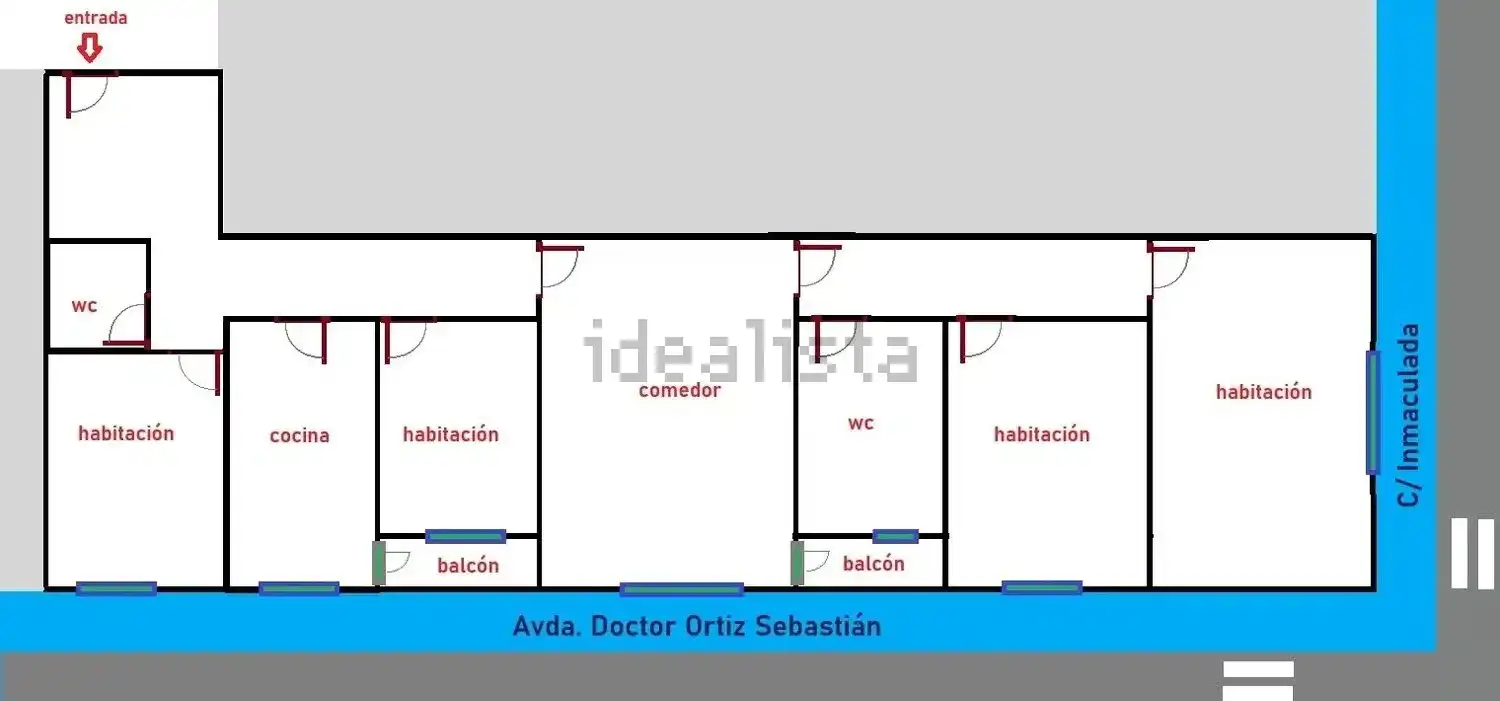 Piso en venta en La Pobla de Farnals con Aire acondicionado, Amueblado y Balcón