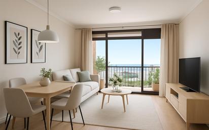 Living room of Attic for sale in  Barcelona Capital  with Terrace and Balcony