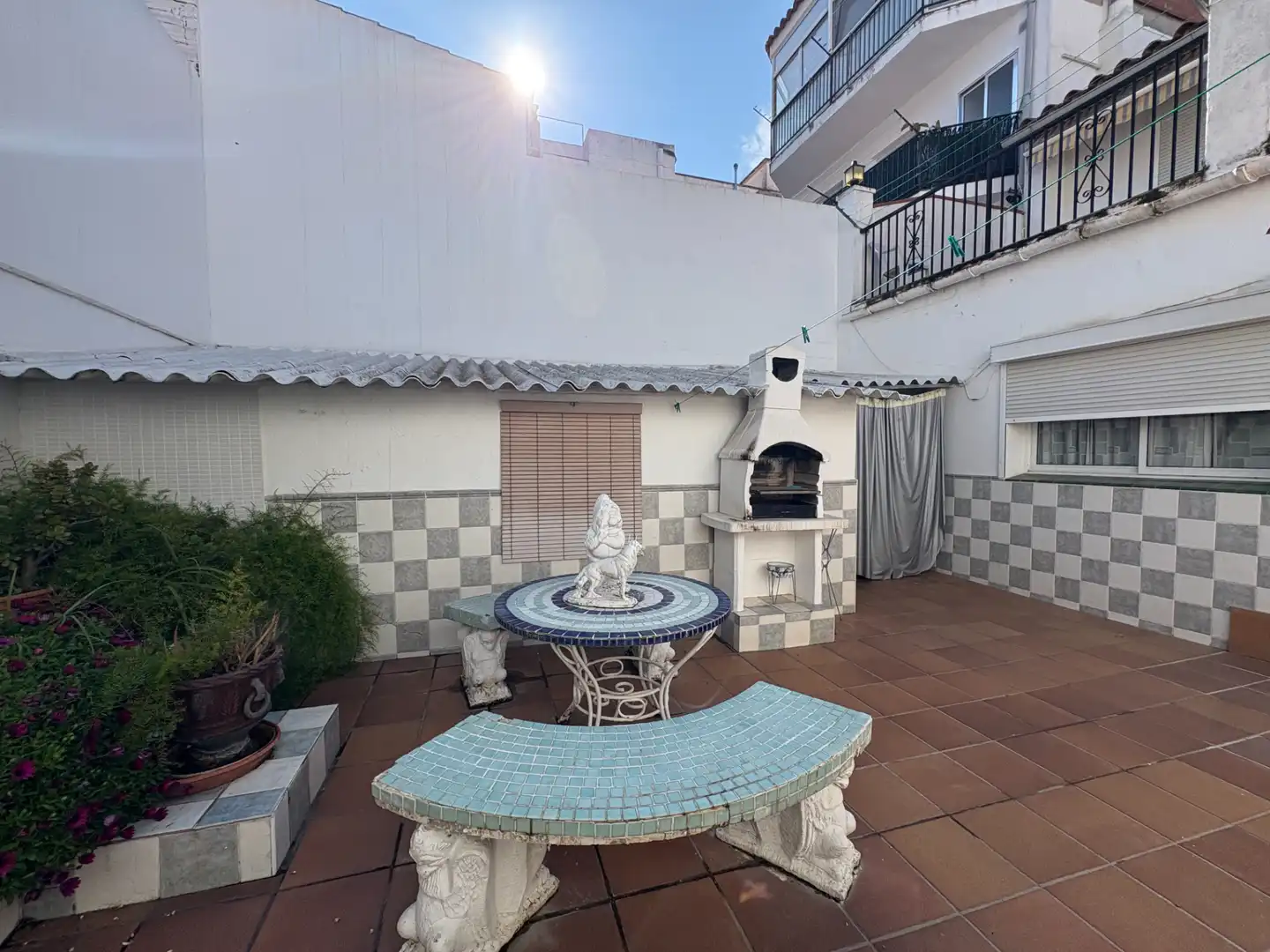 Terrasse von Einfamilien-Reihenhaus zum Verkauf in Roses mit Klimaanlage, Heizung und Terrasse