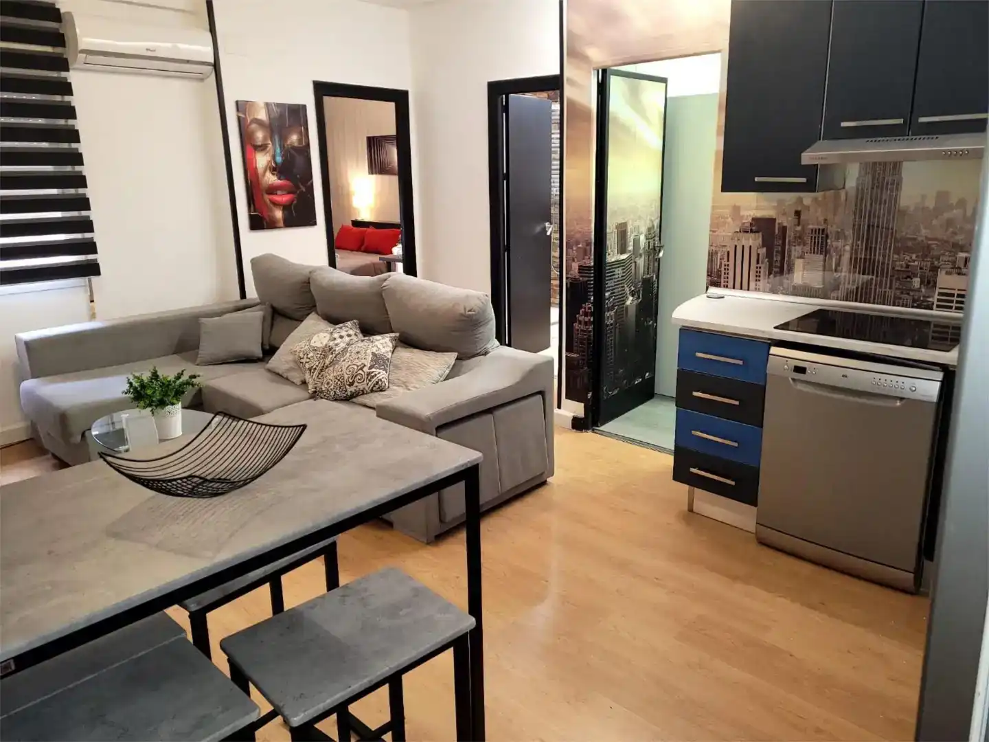 Wohnzimmer von Wohnung zur Miete in  Murcia Capital mit Klimaanlage