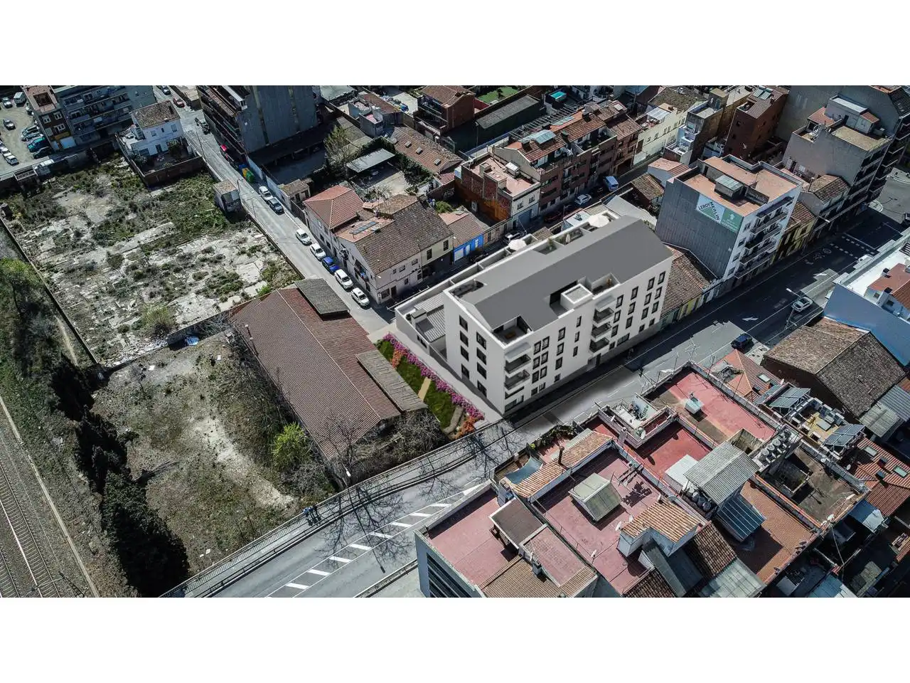 Exterior view of Flat for sale in Granollers  with Air Conditioner, Heating and Balcony